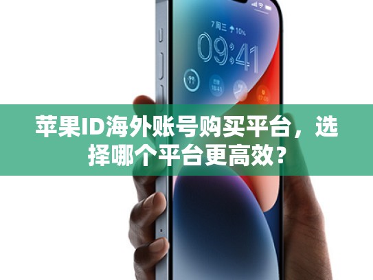 苹果ID海外账号购买平台，选择哪个平台更高效？